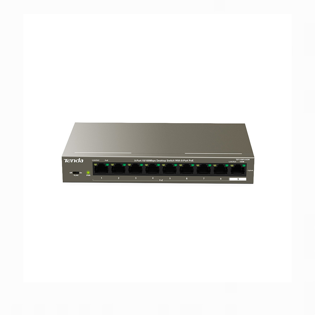Tenda TEF1109P-8-63W